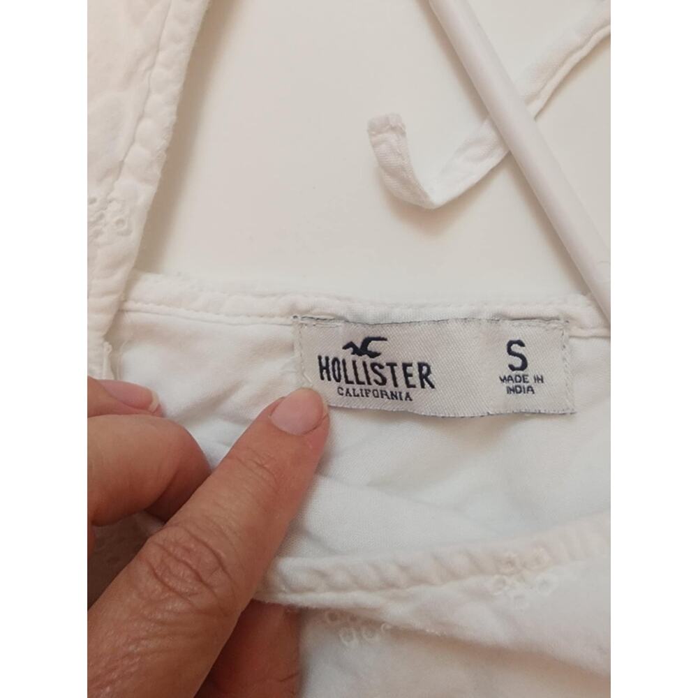 Hollister Women's White Fit & Flare Midi Dress, Small - Picture 4 of 8